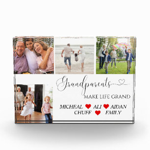 GRANDPARENTS MAKE LIFE GRAND PHOTO COLLAGE 