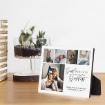 Grandparents Make Life The Grandest Photo Collage Plaque<br><div class="desc">A special, memorable multiple photo gift for grandparents. The design features a five-photo grid collage layout to display special grandchildren photos. "Grandparent Make Life The Grandest" is displayed in stylish typography. Send a memorable and special gift to grandparents that they will cherish forever. Note: colors can be changed to suit...</div>