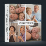 Grandparents Modern 4 Photo Album Personalized 3 Ring Binder<br><div class="desc">Create a timeless keepsake with Grandparents Modern 4 Photo Album,  a personalized 3-ring binder that features 4 of your favorite photos on the cover. Perfect for preserving family memories,  this stylish and customizable album is a beautiful way to celebrate the special bond between grandparents and their loved ones.</div>