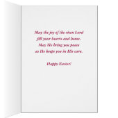 Grandparents Religious Easter Blessings Watercolor (Inside (Right))