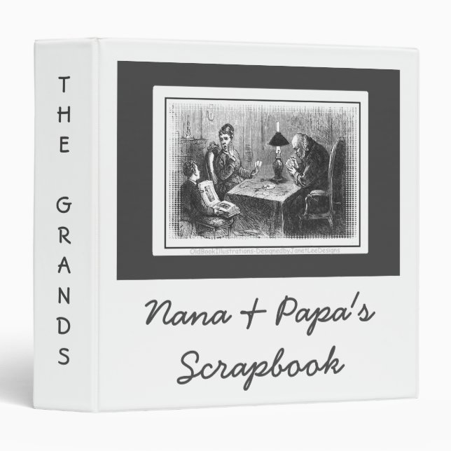 Grandparents  Scrapbook 3 Ring Binder (Front/Spine)