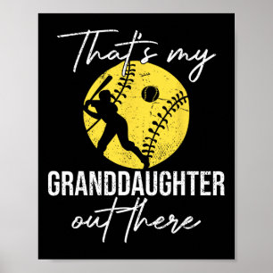 Grandparents Thats My Granddaughter Out There Soft Poster