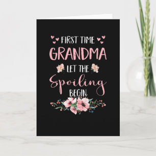 Grandparents-to-be Grandparents Great Grandma Card