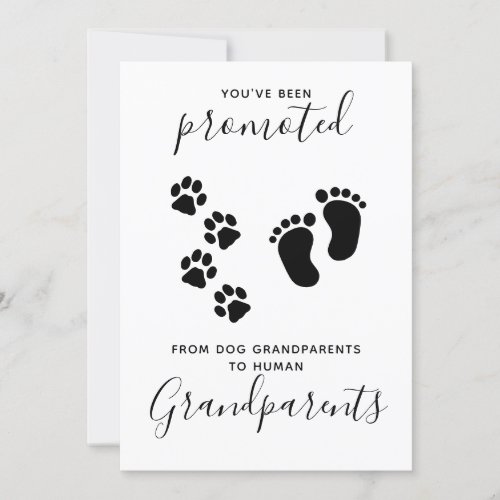 Grandparents Youve Been Promoted Dog Pregnancy Announcement