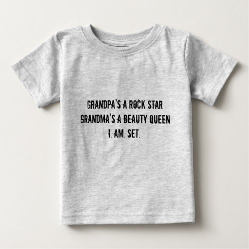 Grandpas a rock star baby T_Shirt