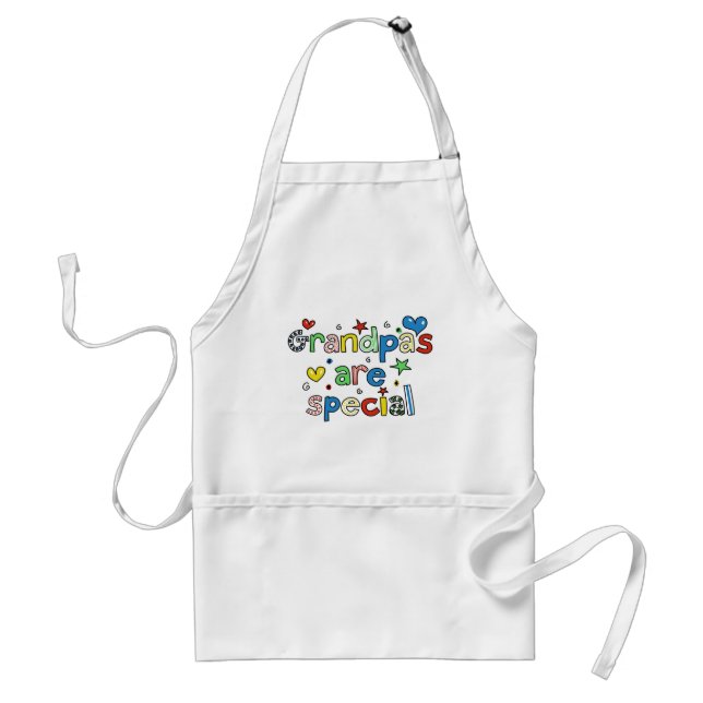 Grandpas are Special Adult Apron (Front)