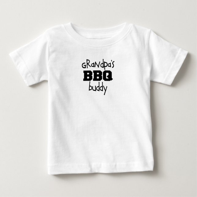 Grandpa's BBQ Buddy Baby T-Shirt (Front)