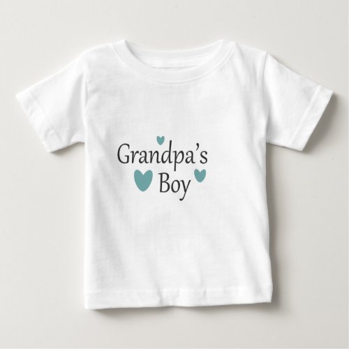 Grandpas Boy Baby T Shirt