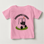 Grandpas Caddy (Golf) Baby T-Shirt