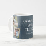 Grandpa's Cuties Photo Collage Father's Day Coffee Mug<br><div class="desc">A simple,  yet impactful Father's Day or Grandparents Day gift mug featuring editable Grandpa's little cuties message and three photo collage on a textural background.</div>