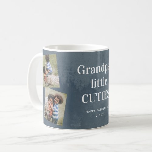 Grandpas Cuties Photo Collage Fathers Day Coffee Mug