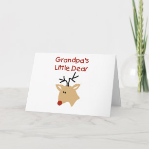 Grandpa's Dear T-shirts and Gifts Holiday Card