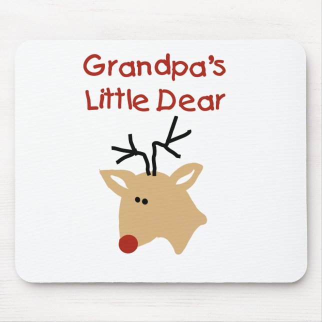 Grandpa's  Dear T-shirts and Gifts Mouse Pad (Front)