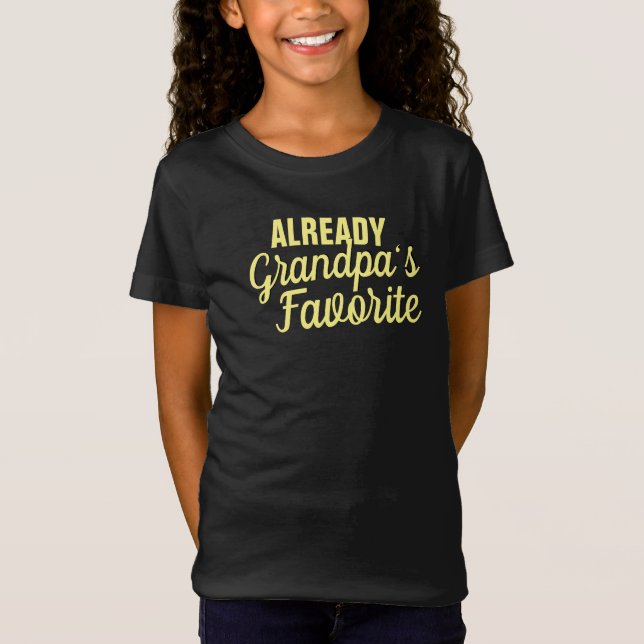 Grandpa's Favorite - Fine Jersey T-Shirt (Front)