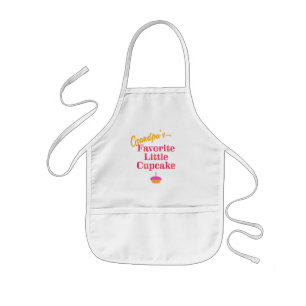 Grandpa's Favorite Little Cupcake Kids' Apron