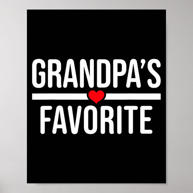 Grandpa's Favorite  Poster (Front)