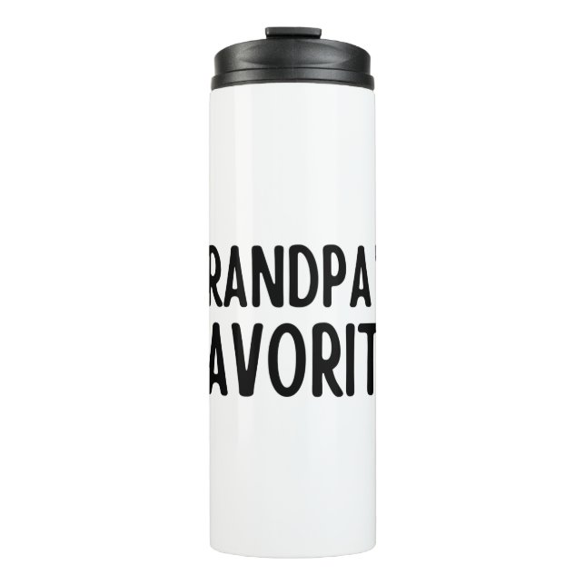 Grandpa's Favorite Thermal Tumbler (Front)