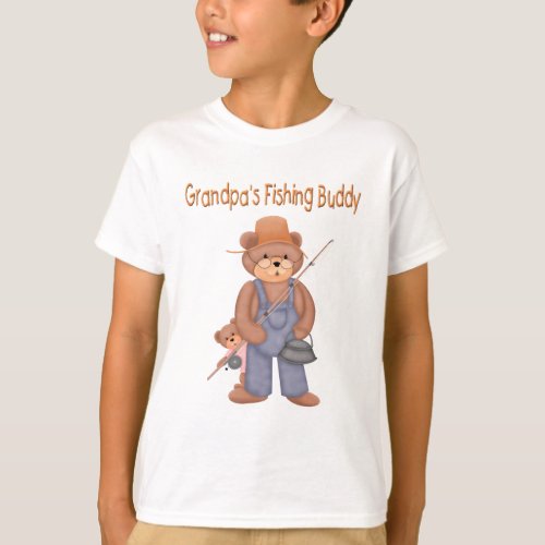 Grandpas fishing buddy T_Shirt