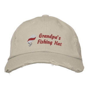 Grandpa's Fishing Hat Customi Personalized