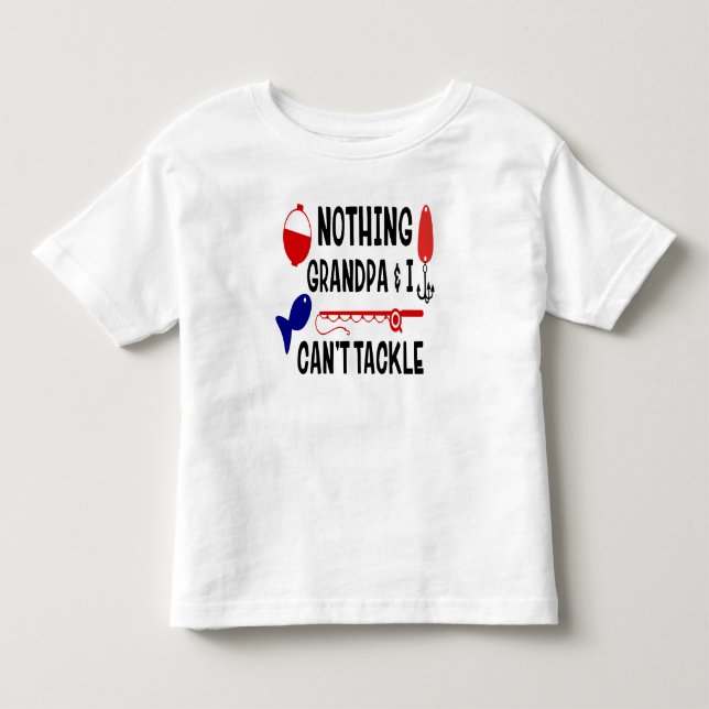 Grandpa's Fishing Partner Toddler T-shirt (Front)
