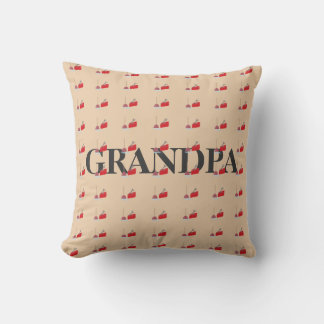 Grandpas Fix It Tools Throw Pillow