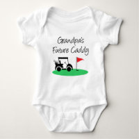 Grandpa's Future Caddy Baby Bodysuit