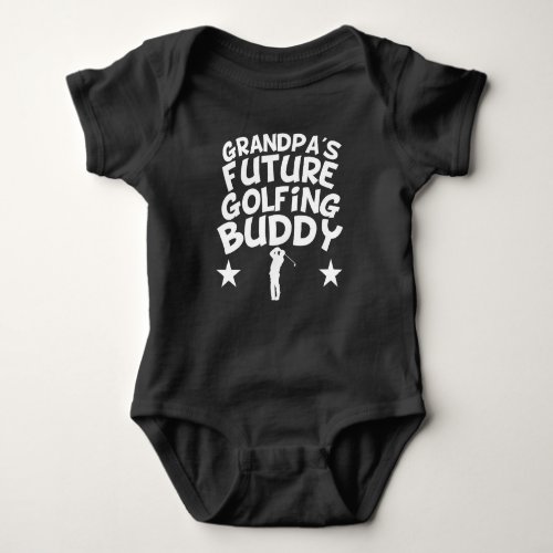 Grandpas Future Golfing Buddy Baby Bodysuit