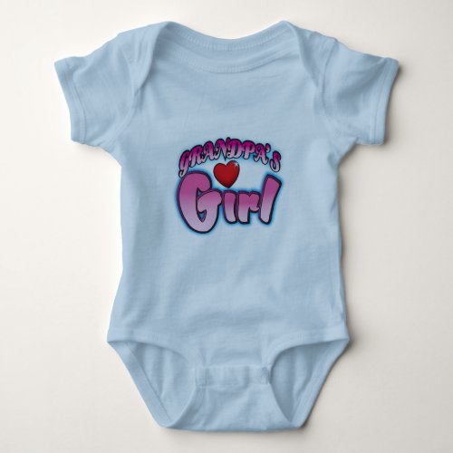 Grandpas Girl Baby Bodysuit