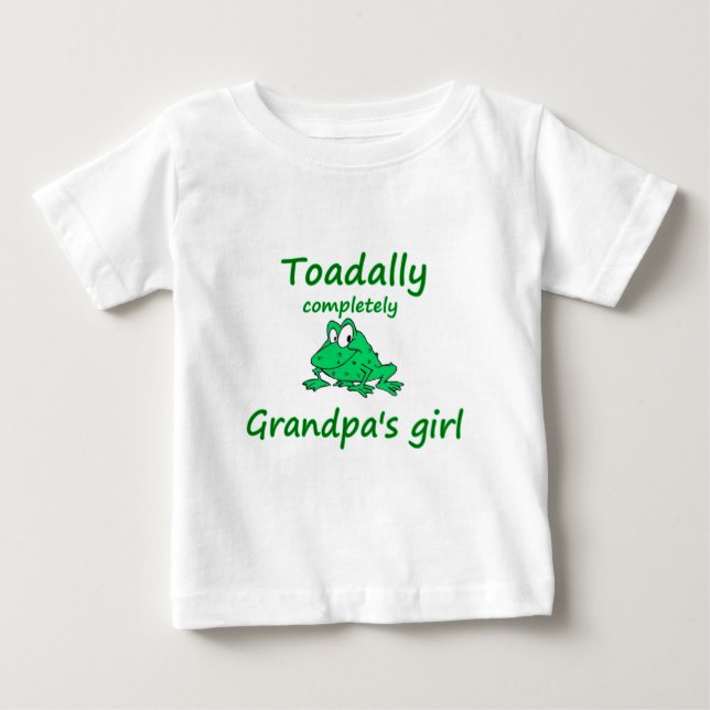 grandpa's girl baby T-Shirt (Front)
