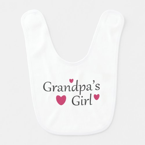 Grandpas Girl Bib