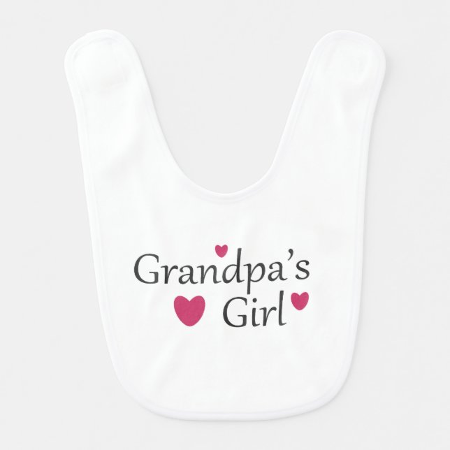 Grandpa's Girl Bib (Front)