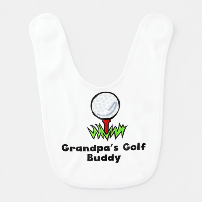 Grandpa's Golf Buddy Bib (Front)