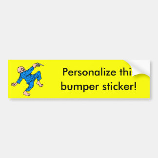 Grandpa's Got a Gun! (Personalize This!) Bumper Sticker