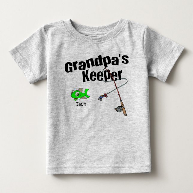 Grandpa's Keeper Jack T-shirt and Gifts (Front)
