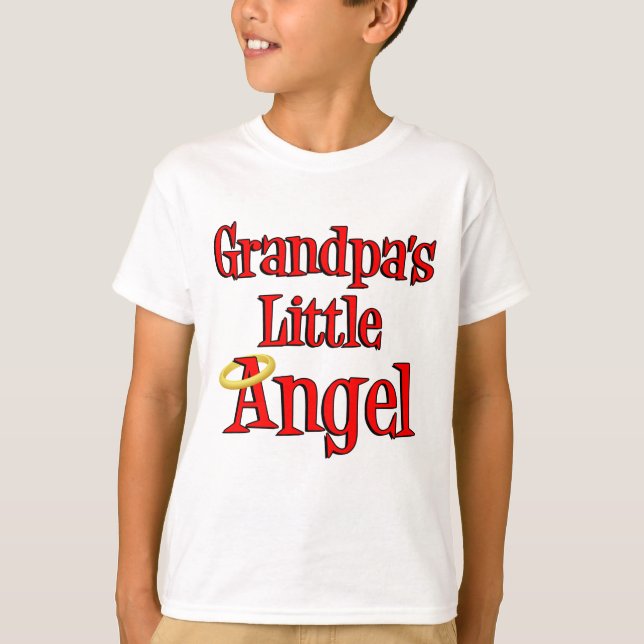 Grandpa's Little Angel T-Shirt (Front)