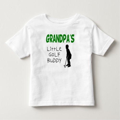 Grandpas Little Golf Buddy T_shirts