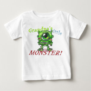 Grandpa's Little Monster Baby Shirt