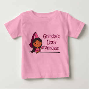 Grandpa's Little Princess Baby T-Shirt