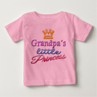 Grandpa's Little Princess Baby Toddler T-Shirt