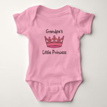 Grandpa's Little Princess T Shirt by LittleThingsDesigns at Zazzle