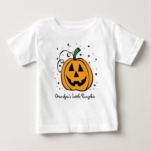 Grandpas Little Pumpkin Infant Tee