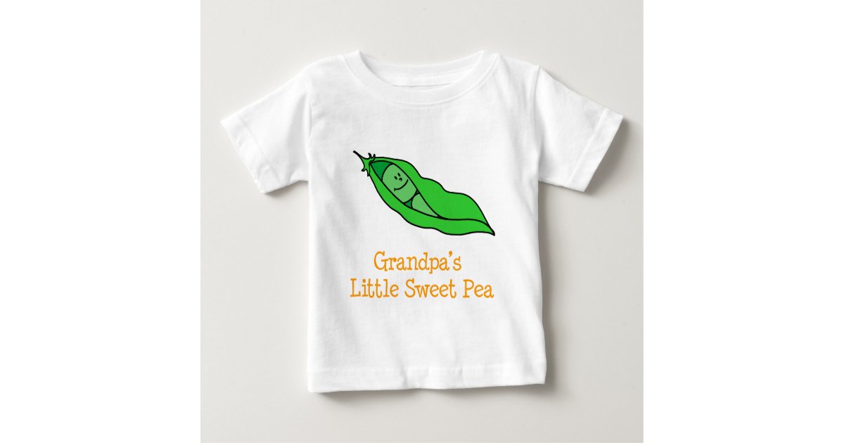 Grandpa's Little Sweet Pea Baby T-Shirt