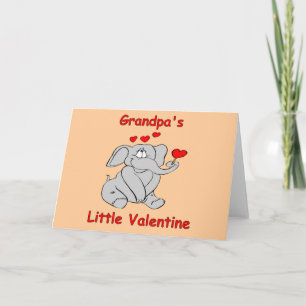Grandpa's Little Valentine Holiday Card