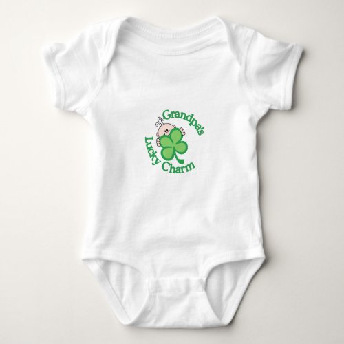 Grandpas Lucky Charm Baby Bodysuit