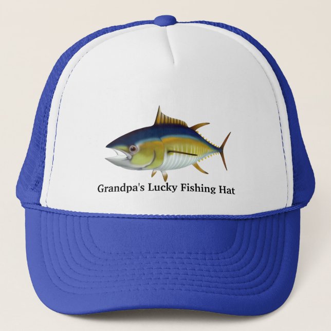 Grandpa's Lucky Fishing Hat (Front)