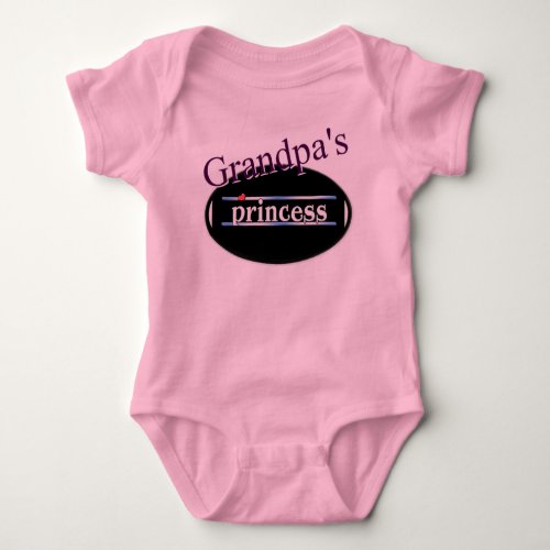 Grandpas Princess Baby Outfit Baby Bodysuit