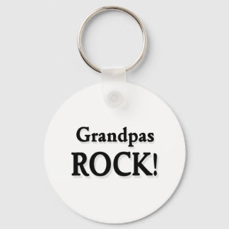 Grandpas ROCK! Keychain