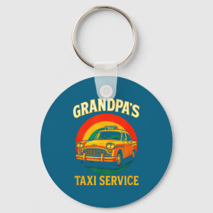 Grandpa's Taxi Service - Funny Driver Lover  Keychain