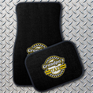 Grandpa's Taxi Sign Car Floor Mat