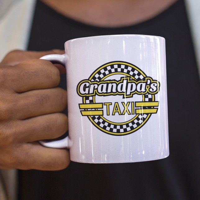 Grandpa's Taxi Sign Coffee Mug (Creator Uploaded)